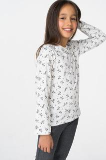 Джемпер для девочки Brums, цв.белый, р-р 122