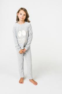 Пижама для девочки Boboli, цв.серый, р-р 116