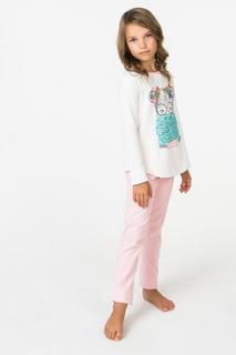 Пижама для девочки Boboli, цв.белый, р-р 116