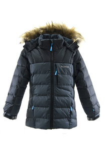 Куртка для мальчика KUOMA, цв.серый, р-р 146