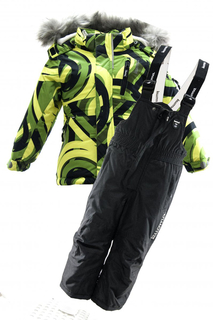 Костюм куртка и брюки для мальчика KUOMA, цв.зеленый, р-р 104