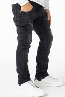 Джинсы для мальчика MEK, цв.чeрный, р-р 152