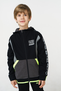 Джемпер для мальчика iDO, цв.чeрный, р-р 128