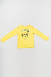 Джемпер для мальчика MEK, цв.желтый, р-р 128