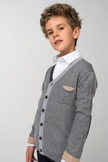 Кардиган для мальчика iDO, цв.серый, р-р 116