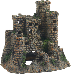 Грот для аквариума Barbus Замок, 23х15,5х22 см, Decor 007