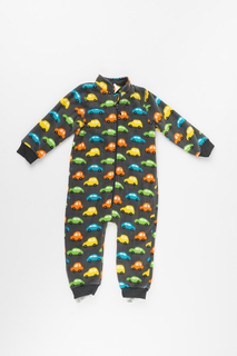 Комбинезон для мальчика Lynxy, цв.серый, р-р 74