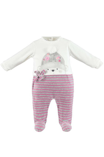 Комбинезон для девочки iDO, цв.белый, р-р 86