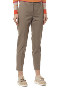 Брюки женские Peserico P0471808901348 коричневые 44 IT