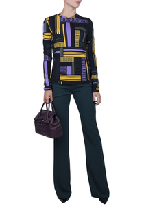 Брюки женские Versace Collection 93763 зеленые 38 IT