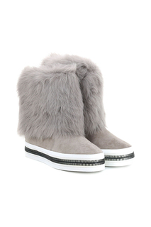 Дутики женские Rachel Zoe 84193 серые 38.5 RU