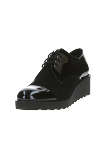 Полуботинки женские SM SHOESMARKET 107-442-120-01 черные 40 RU