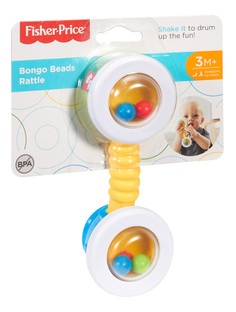 Прорезыватель-погремушка Fisher-Price барабаны бонго drf16