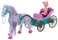 Игровой набор Zhorya Сказочное королевство с каретой и куклой ZYA-A0980-1