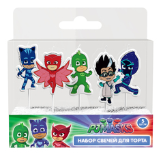 Свеча для торта PJ Masks 5 шт. Росмэн