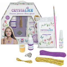 Набор для создания украшений 1Toy Кольцо и 2 Подвески из шенилла Т14373