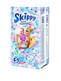 Подгузники Skippy More Happiness Plus 12-25 кг, размер 5, 42 шт.