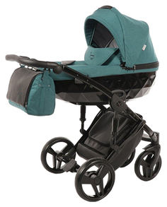 Коляска 2 в 1 Junama Diamond JD-08 цв. бирюзовый