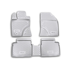 Коврики в салон Element для SUBARU Impreza 2007, 4 шт. полиуретан, серые