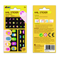 Наклейки на ногти: сладости. Флуоресцентные AVENIR NA198180