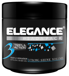 Гель для укладки ELEGANCE Triple Action Gel 500 мл Blue