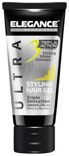 Гель для укладки ELEGANCE Triple Action Gel 150 мл Yellow