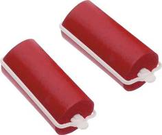 Бигуди резиновые Dewal Beauty красные d 22 мм x 70 мм (10 шт) DBRZ22