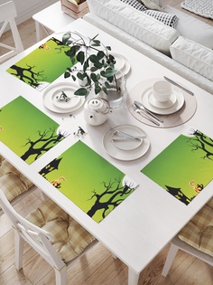 Комплект салфеток для сервировки стола «Домик ведьмы» (32х46 см, 4 шт.) Joy Arty