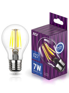 Лампочка светодиодная FILAMENT, груша E27 7W 4000K DECO Premium нейтральный свет REV
