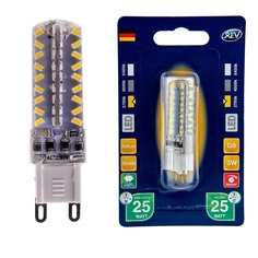 Лампочка светодиодная LED, G9 3W 2700K теплый свет REV