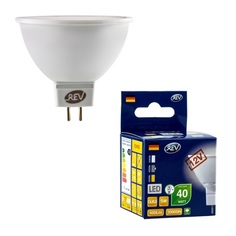 Лампочка светодиодная LED, MR16 GU5.3 5W 4000K холодный свет REV