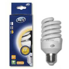 Лампочка светодиодная LED, спираль Е27 20W 2700K теплый свет REV