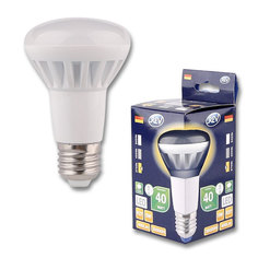 Лампочка светодиодная LED, рефлектор Е27 5W 2700K теплый свет REV