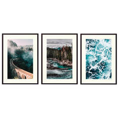 Набор постеров Коллаж Природа №139 60х140 см Дом Корлеоне