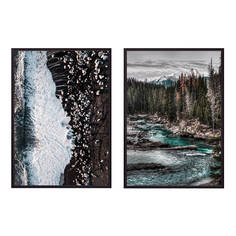 Набор постеров Коллаж Природа №7 70х110 см Дом Корлеоне