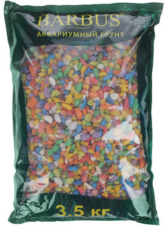 Грунт для аквариума Barbus Крошка каменная Микс цветной, 5-10 мм, Gravel 038 3,5кг KW Zone