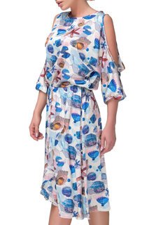 Платье женское Петербургский Швейный Дом 1209-1 белое 48 RU