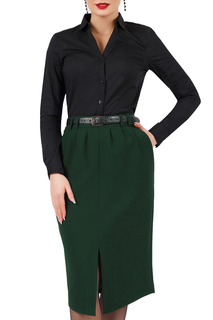 Юбка женская Grey Cat GUB00006V(IRAIDA) зеленая 44 RU