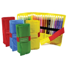 Набор двусторонних фломастеров BIRELLO, 24 цв., в пенале Carioca