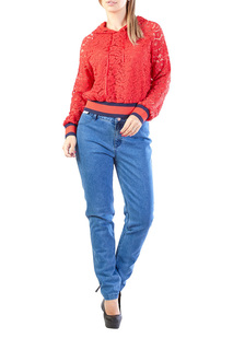 Ветровка женская LAFEI-NIER MA2271 красная 3XL