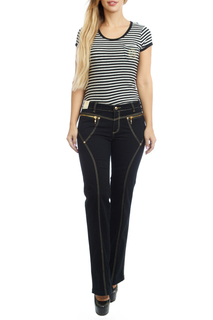 Брюки женские LAFEI-NIER X241120R черные 25 RU