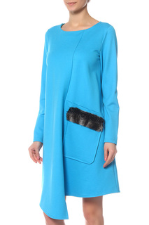 Платье женское Adzhedo 41639 голубое 2XL