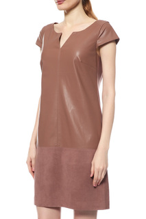 Платье женское COMMA 81.612.82.3829 коричневое 36 DE