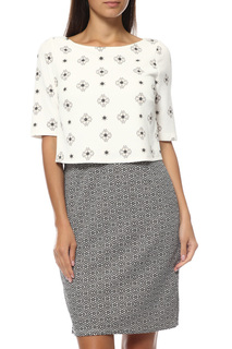 Платье женское COMMA 81.704.82.3920 белое 36 DE