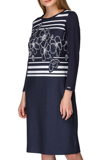 Платье женское Helmidge 7736 синее 10 UK