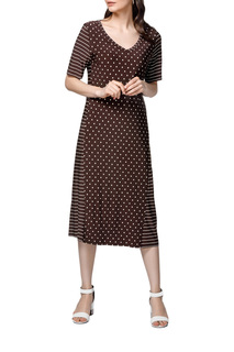 Платье женское Helmidge 6845 коричневое 12 UK