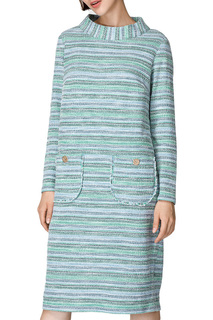 Платье женское Helmidge 7525 зеленое 22 UK