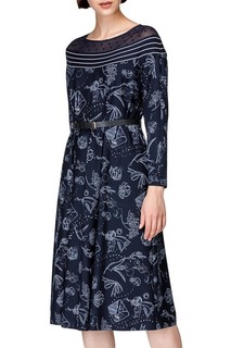 Платье женское Helmidge 7970 синее 18 UK