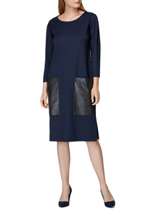 Платье женское Helmidge 7562 синее 26 UK