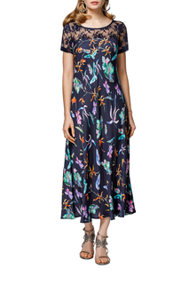 Платье женское Helmidge 6809 синее 14 UK